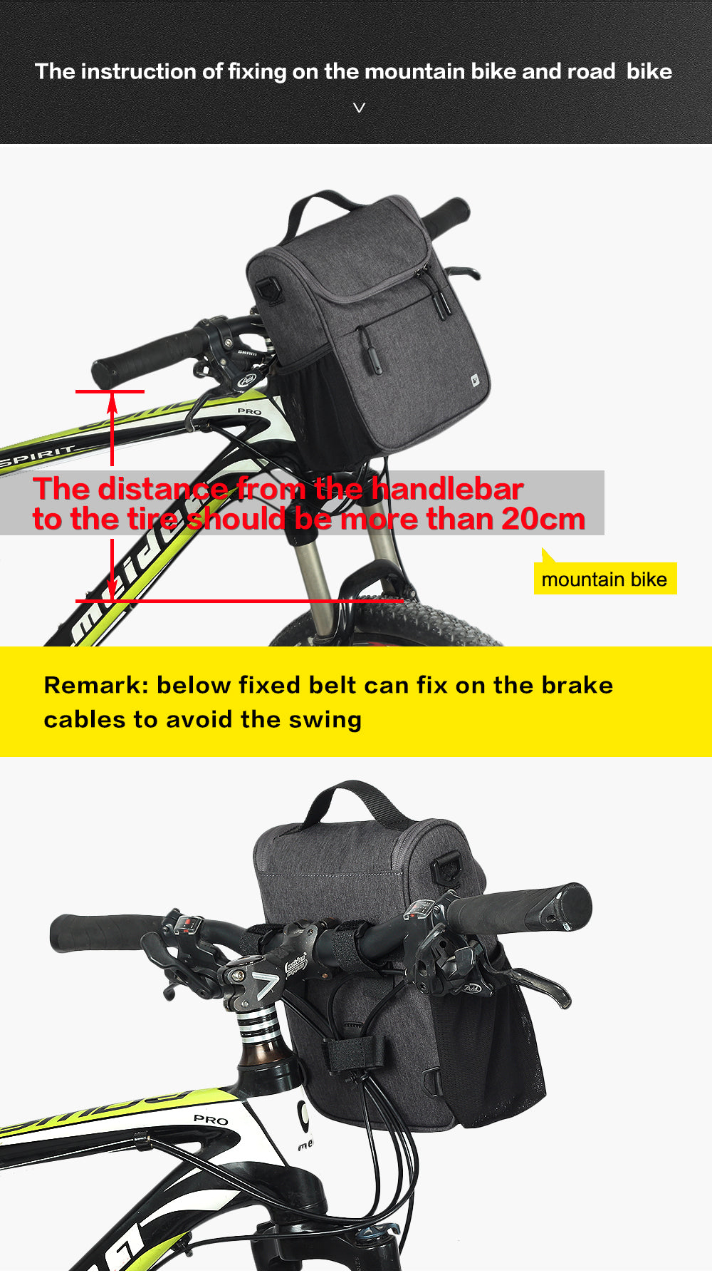 Bike Front Handlebar Bag