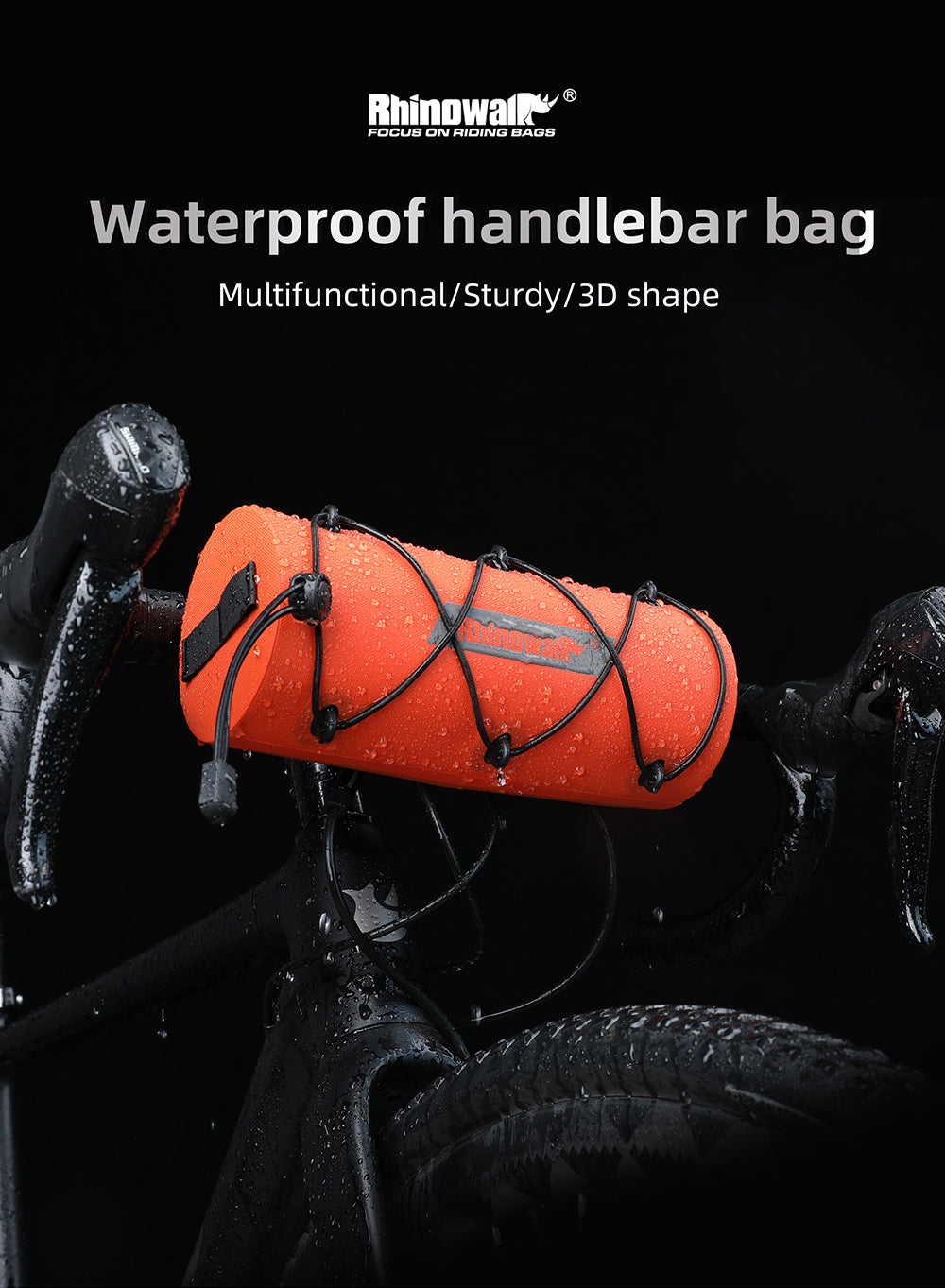 2.4 Liter Waterproof Handlebar Roll Bag