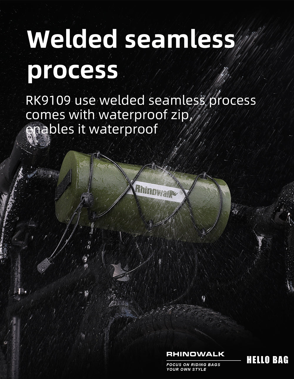 2.4 Liter Waterproof Handlebar Roll Bag