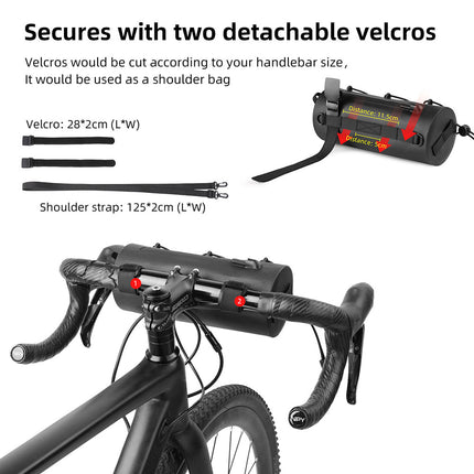 2.4 Liter Waterproof Handlebar Roll Bag