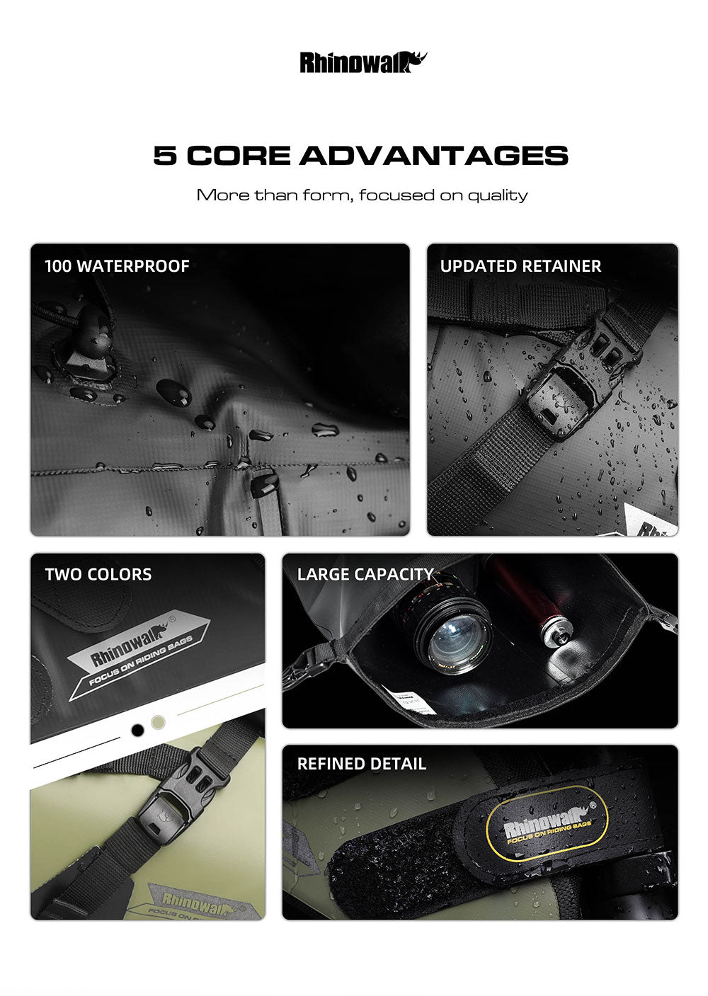 5/10/13L Waterproof Bicycle Bikepacking