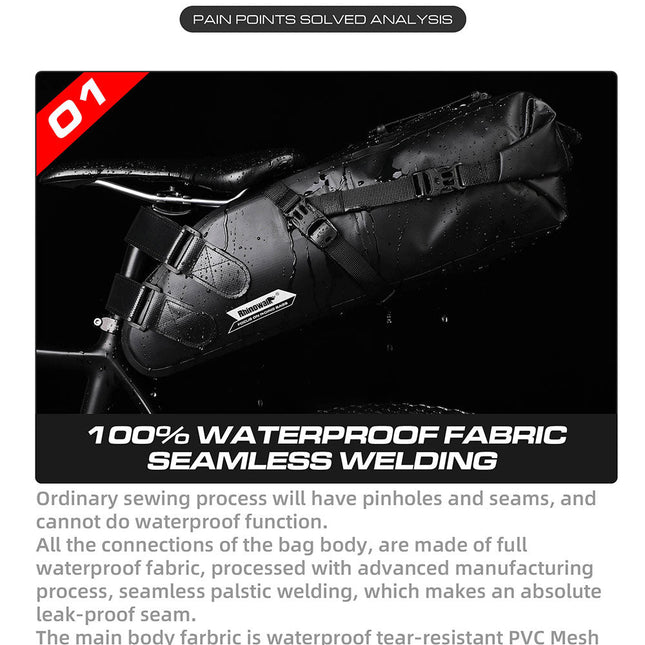 5/10/13L Waterproof Bicycle Bikepacking