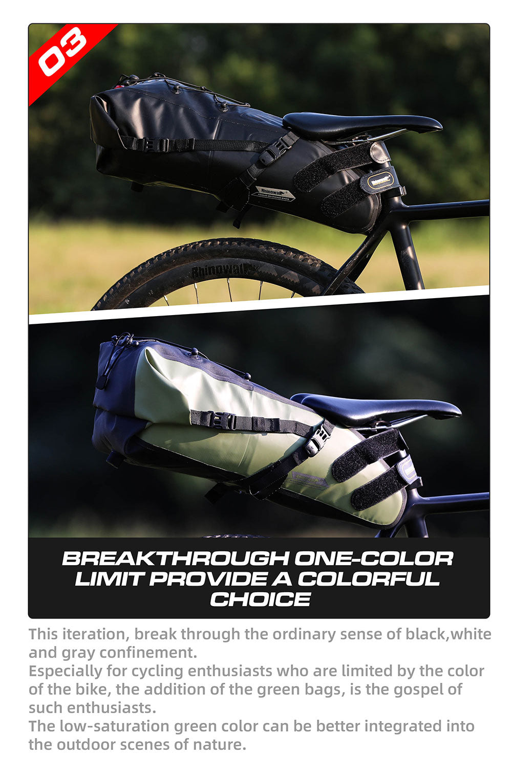 5/10/13L Waterproof Bicycle Bikepacking