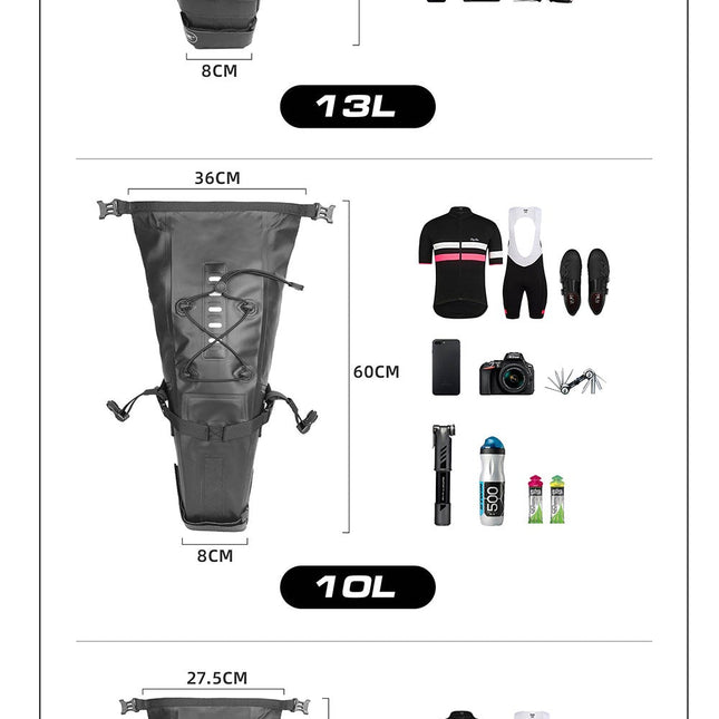 5/10/13L Waterproof Bicycle Bikepacking