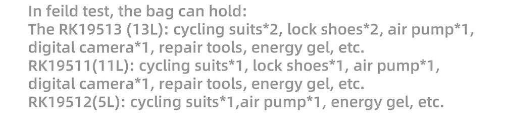 5/10/13L Waterproof Bicycle Bikepacking