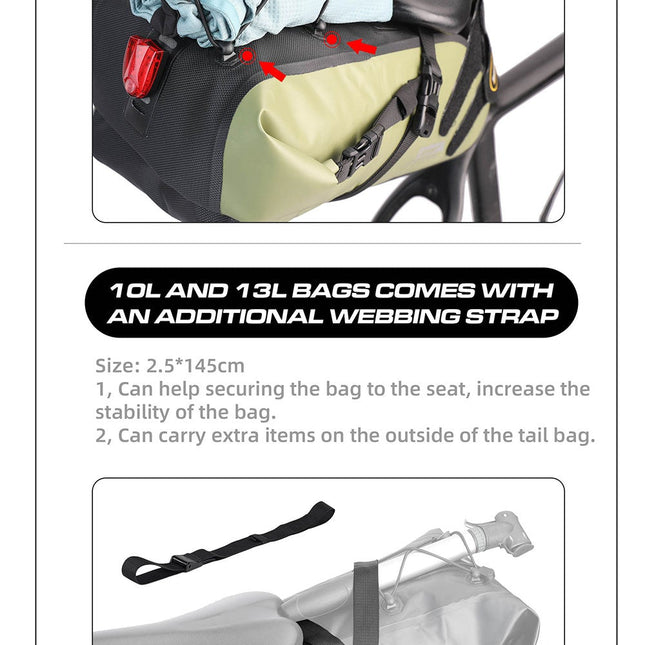 5/10/13L Waterproof Bicycle Bikepacking