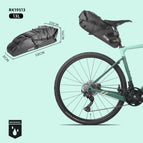 13l Waterproof saddle bag
