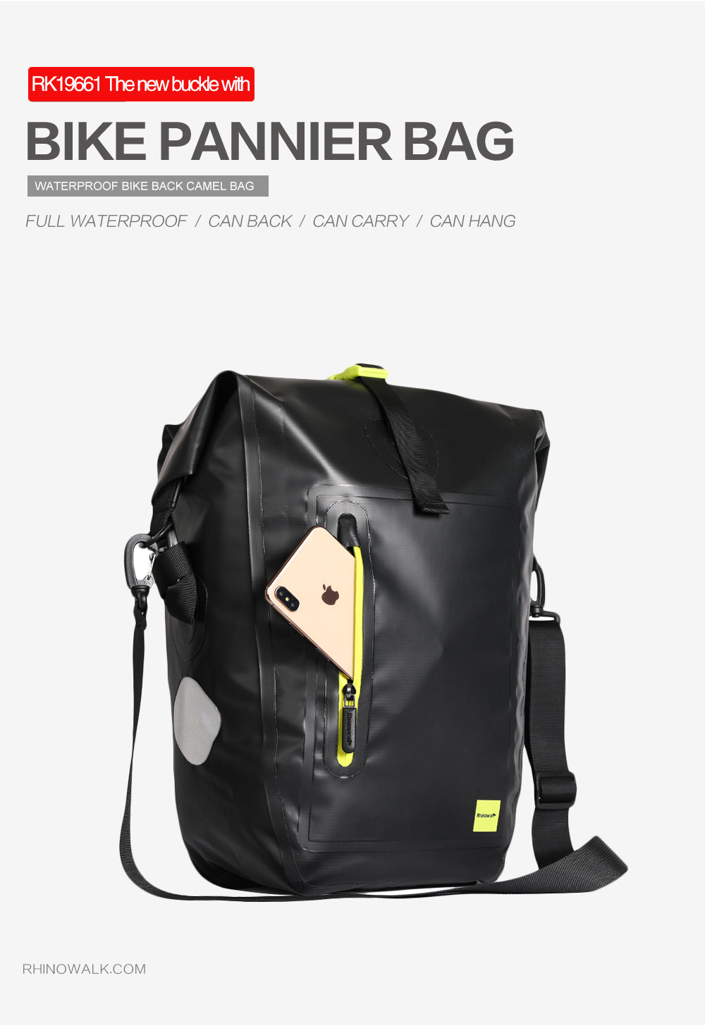 25 Liter Waterproof Bike Pannier Bag