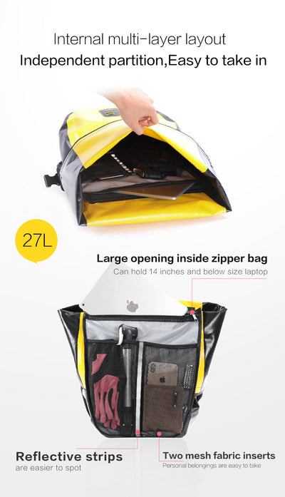 27 Liter Waterproof Pannier Bike Bag