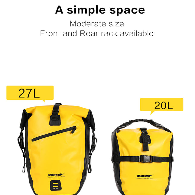 20 Liter Waterproof Bike Pannier Bag