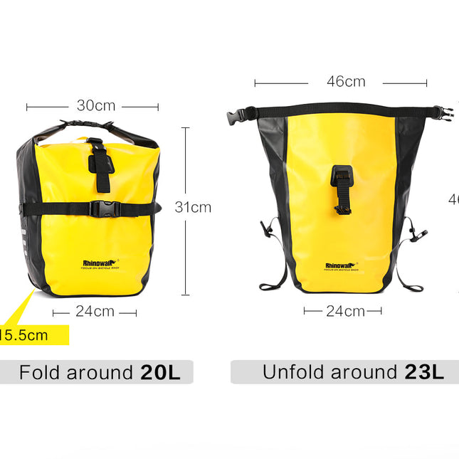 20 Liter Waterproof Bike Pannier Bag