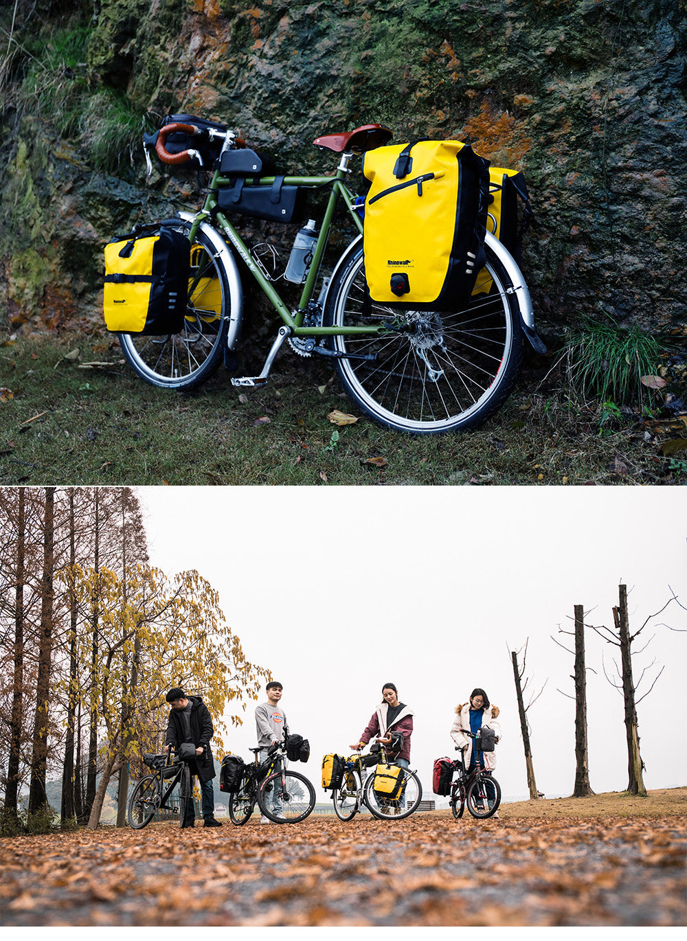 rhinowalk fahrradtasche 20l 20 Liter Waterproof Bike Pannier Bag
