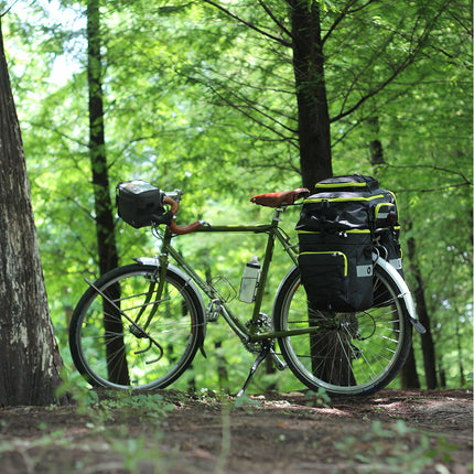 3 in 1 Bike Triple Pannier Bag