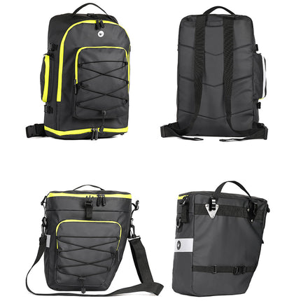 3 in 1 Bike Triple Pannier Bag
