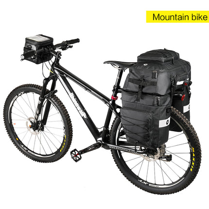 3 in 1 Bike Triple Pannier Bag