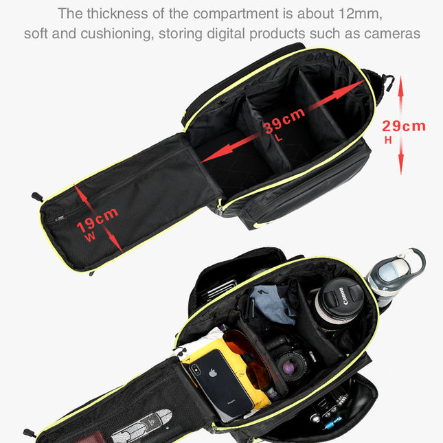 17 Liter Bike Rear Rack Carrier Bag