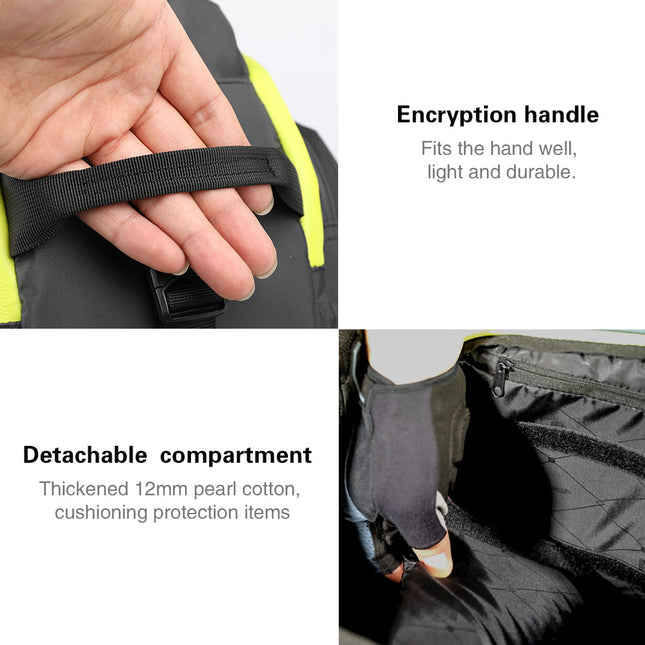 17 Liter Bike Rear Rack Carrier Bag