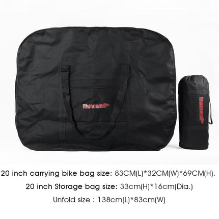Heavy Duty 20 Inch Folding Bike Carrying Bag