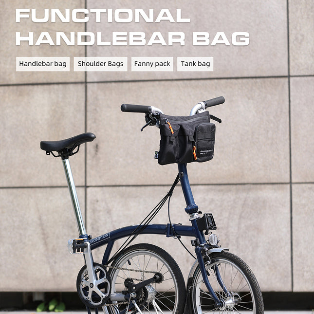Eco Handlebar bag for Bicycle - RPET Material
