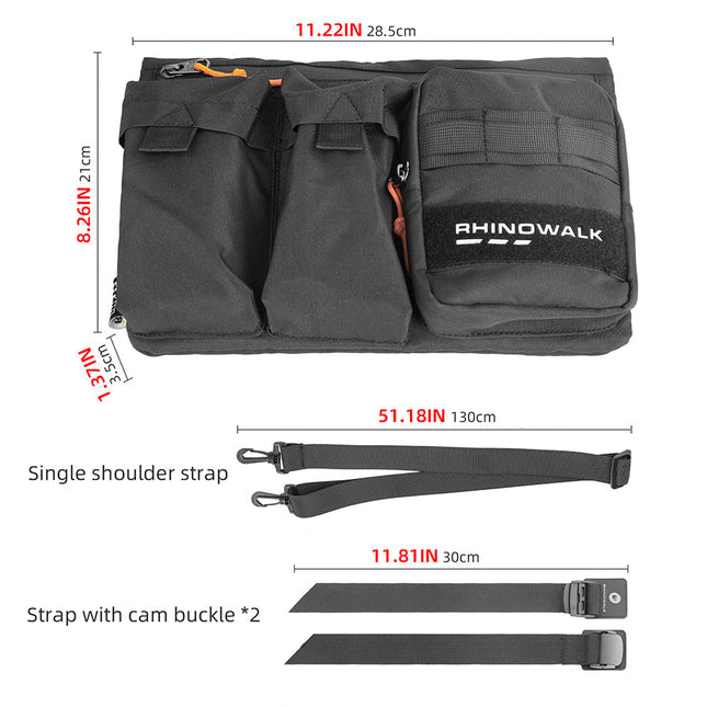 Eco Handlebar bag for Bicycle - RPET Material