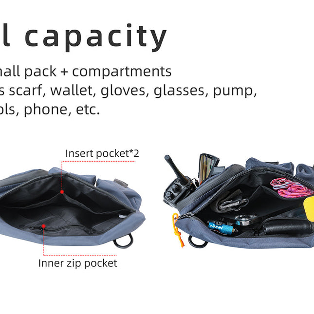 Eco Handlebar bag for Bicycle - RPET Material