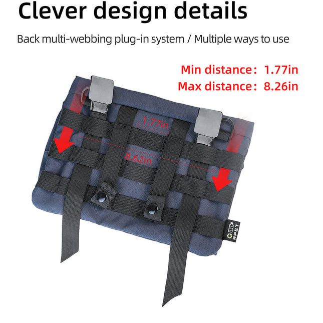 Eco Handlebar bag for Bicycle - RPET Material