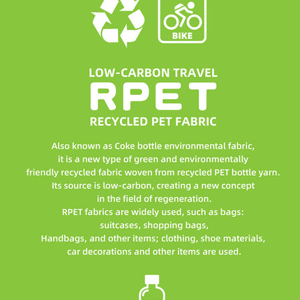 Eco Handlebar bag for Bicycle - RPET Material