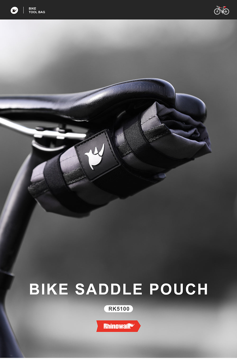 Bike Roll Tool Pouch Repair Pack