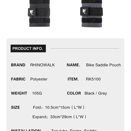 Bike Roll Tool Pouch Repair Pack