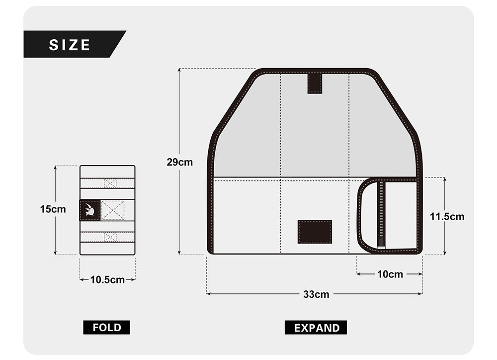 Bike Roll Tool Pouch Repair Pack