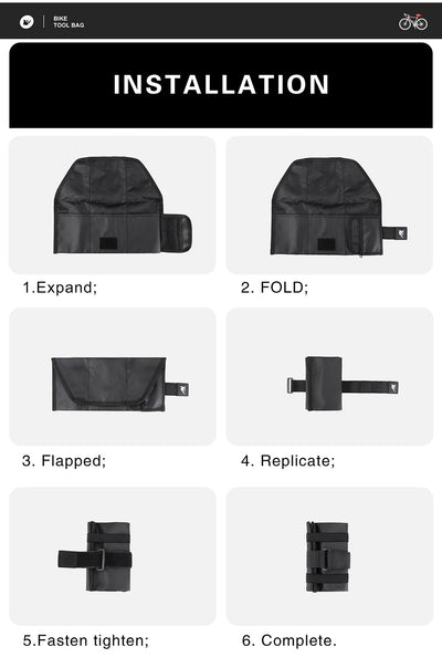 Bike Roll Tool Pouch Repair Pack
