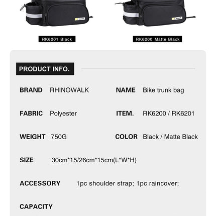 10 Liter Trunk Cargo Bag -RK6200/RK6201