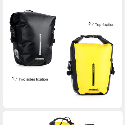 7 Liter Waterproof Pannier Rear Rack Bag