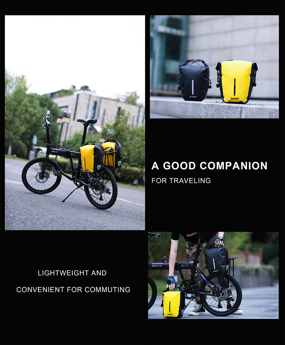 7 Liter Waterproof Pannier Rear Rack Bag