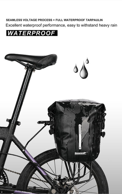 7 Liter Waterproof Pannier Rear Rack Bag