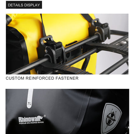 7 Liter Waterproof Pannier Rear Rack Bag
