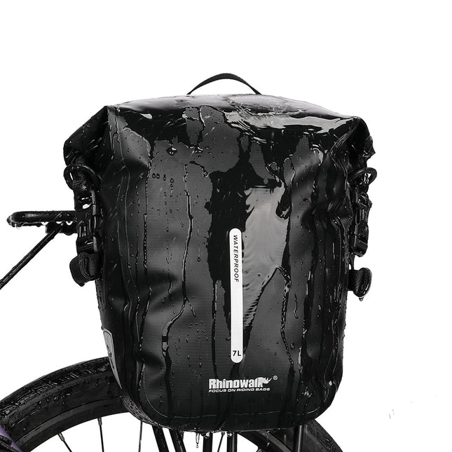 7 Liter Waterproof Pannier Rear Rack Bag