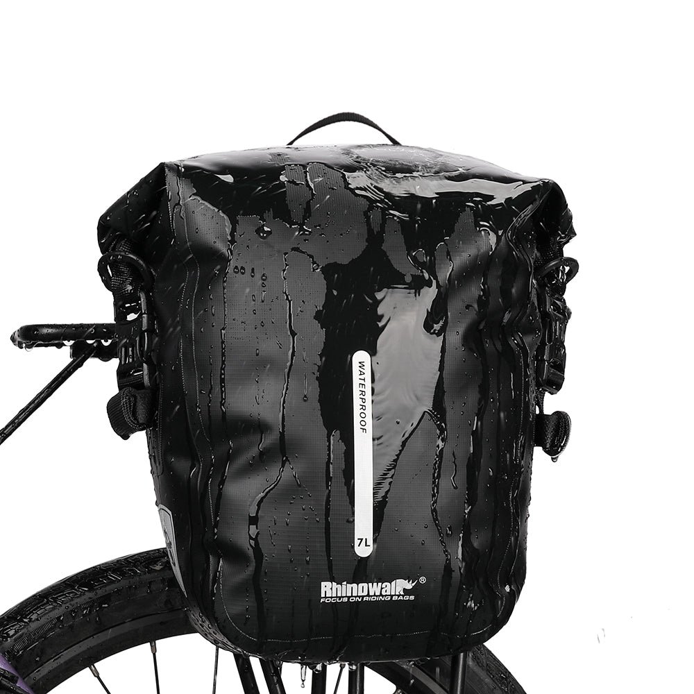 7 Liter Waterproof Pannier Rear Rack Bag