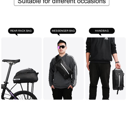 12 Liter Bike Rear Rack Pannier Bag