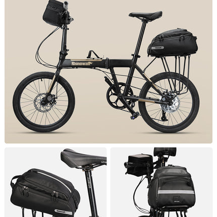 12 Liter Bike Rear Rack Pannier Bag