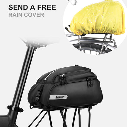 12 Liter Bike Rear Rack Pannier Bag