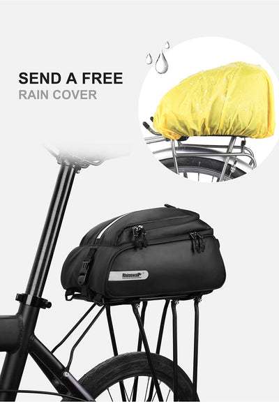 12 Liter Bike Rear Rack Pannier Bag