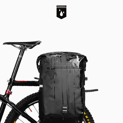 22L Waterproof Bike Pannier Bag Backpack