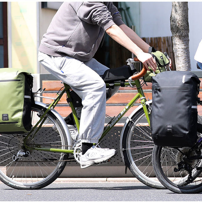 22L Waterproof Bike Pannier Bag Backpack