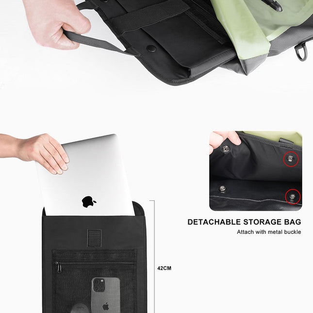 22L Waterproof Bike Pannier Bag Backpack