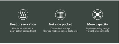 Insulated Bike Bottle Snack Bag