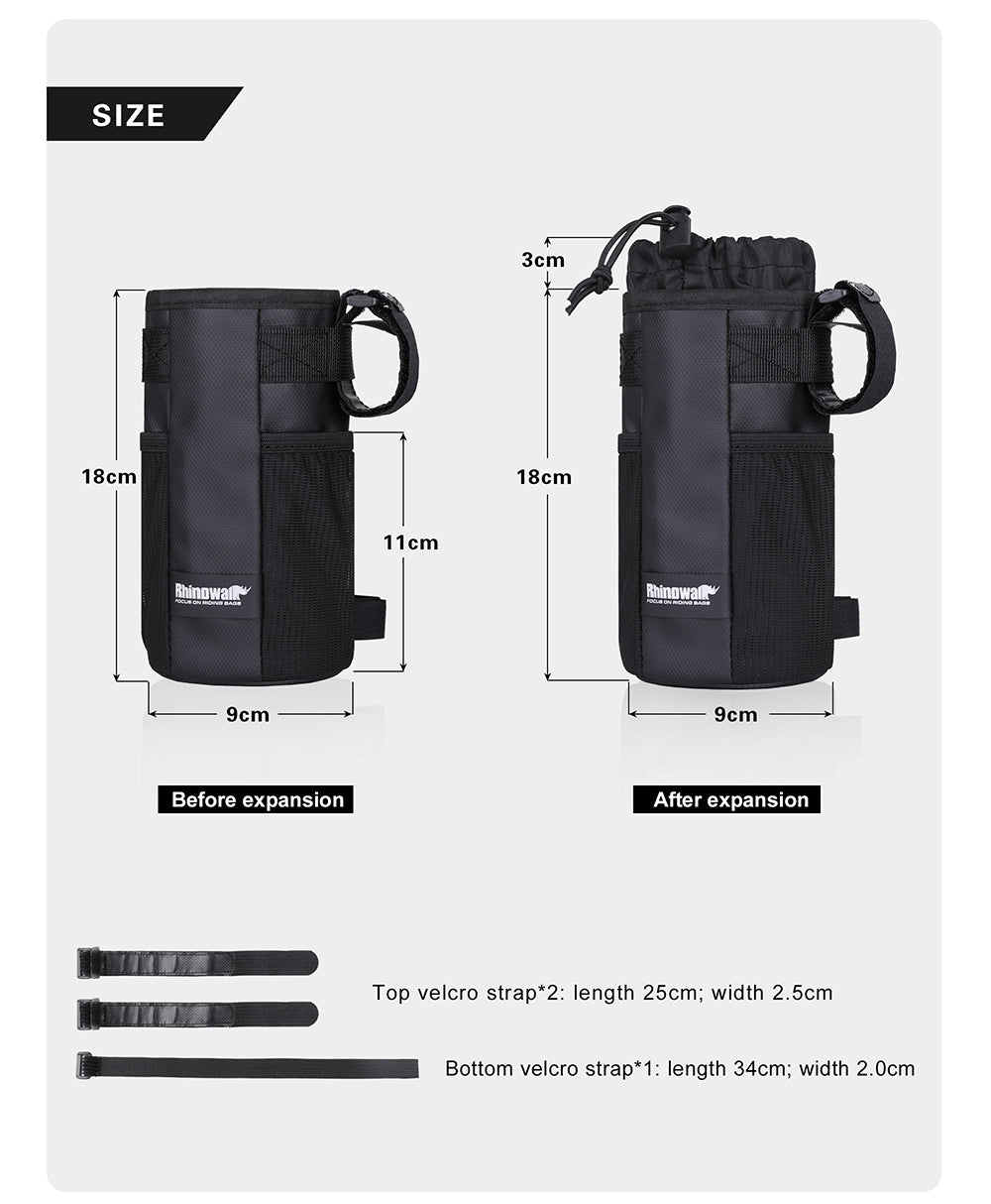 Insulated Bike Bottle Snack Bag