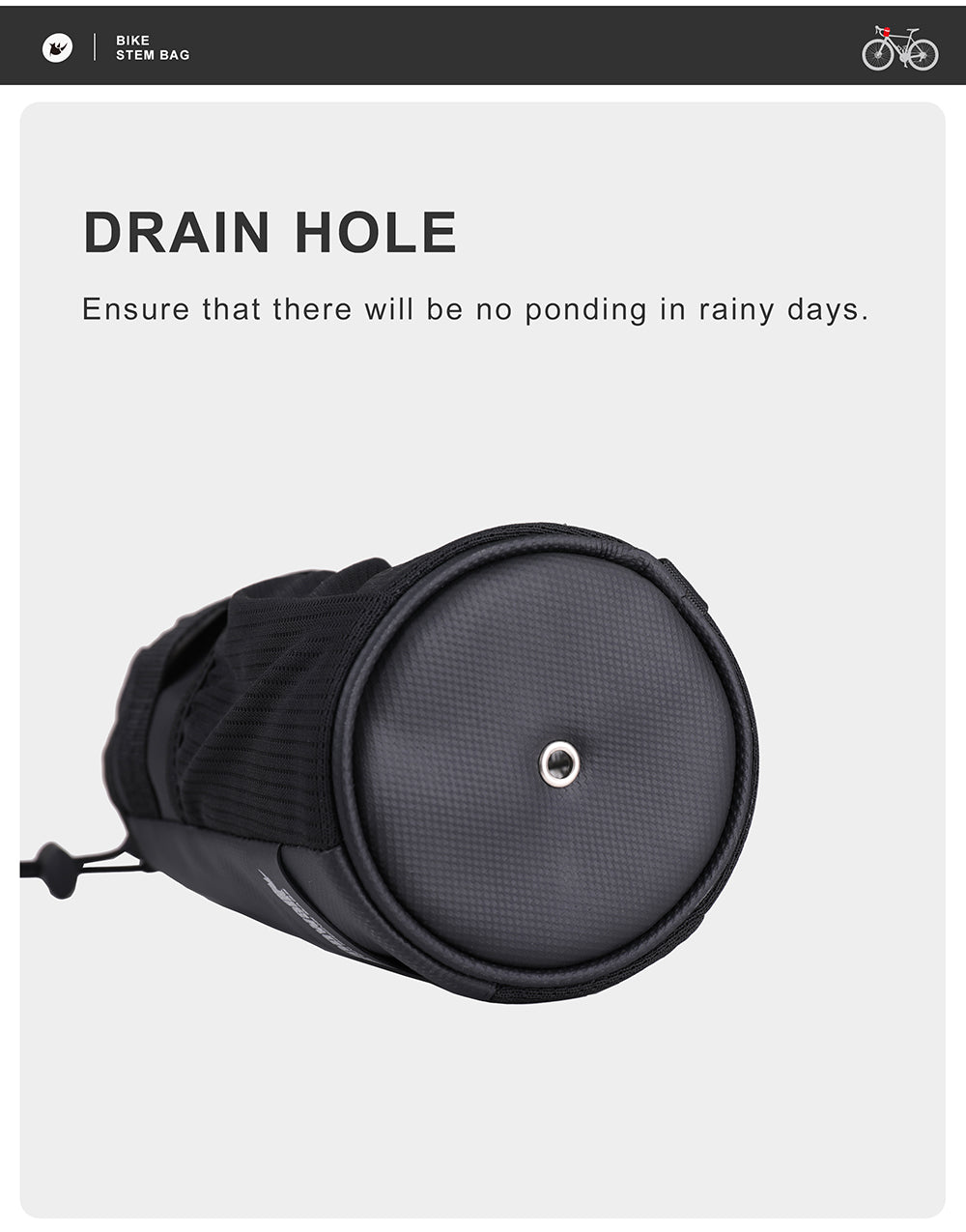 Insulated Bike Bottle Snack Bag