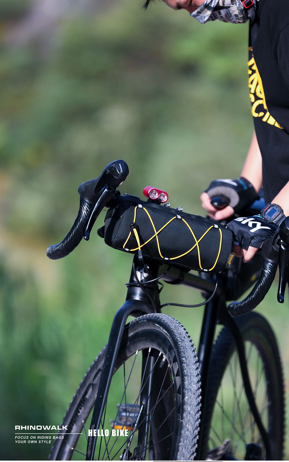 2.4 Liter Bicycle Handlebar Roll Bag