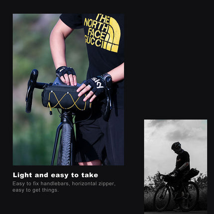 2.4 Liter Bicycle Handlebar Roll Bag